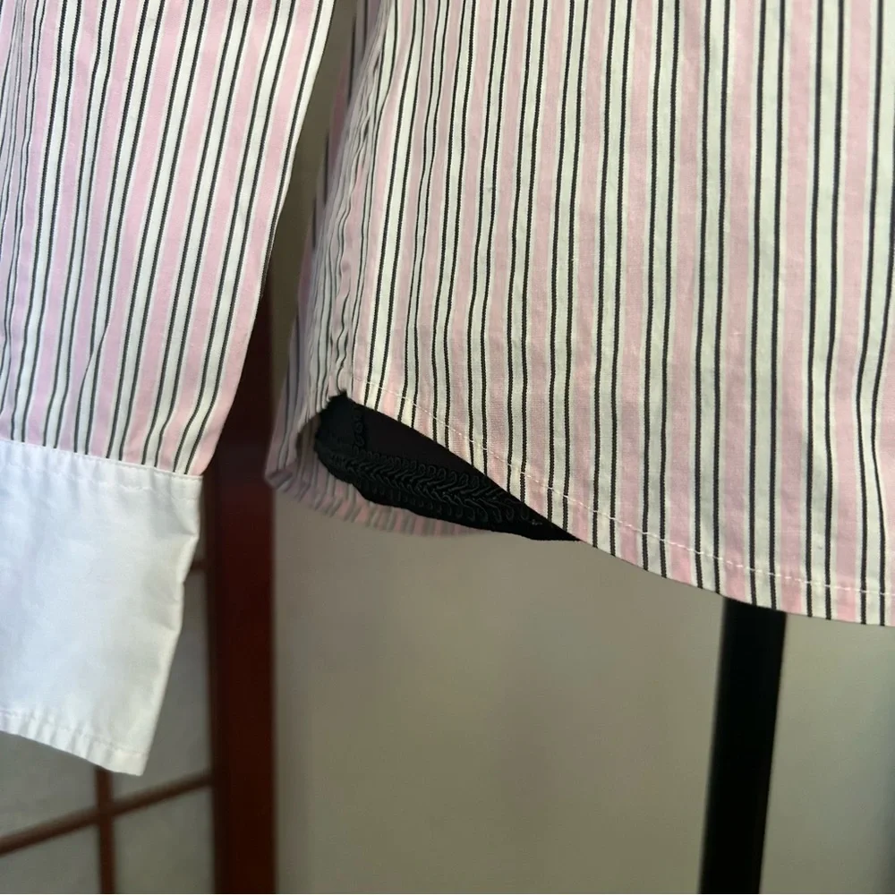 Pink Pinstripe J. Crew Button Up - Picture 12 of 17